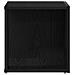 Tavolino Nero Rovere 33x33x34,5 cm Legno Ingegnerizzato - Foto miniatura 5