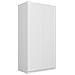 Topeshop SD-90 BIEL KPL, Bianco, Guardaroba, 7 ripiani, 2 porta/porte, Bianco - Foto miniatura 3