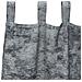 Tenda con tende 2 pcs Grigio Argento 140 x 140 cm Velluto - Foto miniatura 5