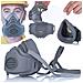 Maschera Protettiva Kn95 - Pieghevole E Riutilizzabile | Silicone Flessibile, Filtri Antipolvere | Per Verniciatura E Lavori Pesanti - Foto miniatura 1