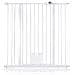 Bettacare Cancelletto Per Animali Con Gattaiola Bloccabile, 100.8cm - 108.4cm, Bianco, Altezza Di 104cm - Foto miniatura 1
