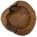 Svuotatasche Garit In Teak Riciclato Scolpito 37x40x16 Cm — Pezzo Unico - Foto miniatura 2