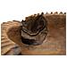 Svuotatasche Garit In Teak Riciclato Scolpito 37x40x16 Cm — Pezzo Unico - Foto miniatura 3