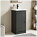 Mobile da bagno con lavabo Nero 42 x 40 x 84,5 cm - Foto miniatura 2