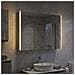 Mobiletto per specchio da bagno Grigio cemento - Foto miniatura 2