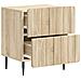 Armadio da Notte 2 pcs Rovere Sonoma 43 x 34,5 x 49,5 cm - Foto miniatura 4