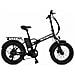 Fat Bike Pieghevole 20'' Telaio Acciaio 250w 36v 10.4ah Nero Opaco - Foto miniatura 1