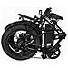 Fat Bike Pieghevole 20'' Telaio Acciaio 250w 36v 10.4ah Nero Opaco - Foto miniatura 2
