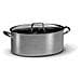 Casseruola Ovale con Coperchio in Alluminio Diametro 36 cm  - Foto miniatura 1