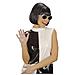 PARRUCCA PARTY GIRL ANNI 60 NERAin sacch - Foto miniatura 1