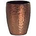 Darwin - Bicchiere Porta Spazzolini, In Ceramica, Aspetto Rame Battuto - Foto miniatura 1