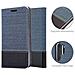 Custodia Compatibile Con Samsung Galaxy Note 10 Plus In Blu Scuro Nero - Coperchio Protettiva Con Chiusura Magnetica, Funzione Stand E Tasca Per Le Carte - Foto miniatura 6