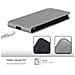 Custodia Compatibile Con Apple Iphone 12 Mini In Grigio Titanio - Coperchio Protettivo In Design Flip Con Chiusura Magnetica - Foto miniatura 3