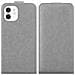 Custodia Compatibile Con Apple Iphone 12 Mini In Grigio Titanio - Coperchio Protettivo In Design Flip Con Chiusura Magnetica - Foto miniatura 8