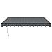 Tenda Da Sole Retrattile Antracite 3,5x2,5m Tessuto E Alluminio - Foto miniatura 3