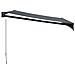 Tenda Da Sole Retrattile Antracite 3,5x2,5m Tessuto E Alluminio - Foto miniatura 7