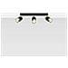 Lampada Da Soffitto Nero 3 Nero /oro Sl. 1071 - Moderno Lampade Da Soffitto Oro Nero 18x45x5 Cm - Foto miniatura 2