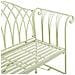 Panchina Da Giardino Milazzo 130 Cm Metallo Verde Chiaro - Foto miniatura 3