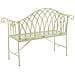 Panchina Da Giardino Milazzo 130 Cm Metallo Verde Chiaro - Foto miniatura 7