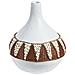 Vaso Decorativo Simpang Ceramica 33 Cm Bianco - Foto miniatura 3