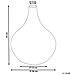 Vaso Decorativo Simpang Ceramica 33 Cm Bianco - Foto miniatura 5