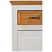 Selma Credenza Con 4 Cassetti E 1 Anta In Pino Bianco E Cera Antimacchia - Foto miniatura 5