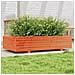 Fioriera Giardino Marrone Cera 110x60x26,5 Cm Legno Di Pino - Foto miniatura 1