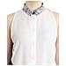 Abito Camicia Bianca Con Orlo Asimmetrico - It46-xl - Foto miniatura 5