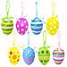 Aviski 24 Pezzi Di Uova Di Pasqua Appese Uova Di Pasqua Multicolori - Foto miniatura 1