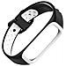 Cinturino Bicolore Per Samsung Galaxy Fit2 Black+white - Foto miniatura 3