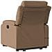 Poltrona Alzapersona Massaggiante Reclinabile Marrone Tessuto - Foto miniatura 5