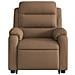 Poltrona Alzapersona Massaggiante Reclinabile Marrone Tessuto - Foto miniatura 9