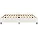 Letto a molle Crema 200 x 200 cm Tessuto in Cords - Foto miniatura 4