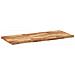 Piano Tavolo Rettangolare 120x60x4cm Legno Massello di Acacia - Foto miniatura 6