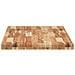 Piano Tavolo Rettangolare 120x60x4cm Legno Massello di Acacia - Foto miniatura 7