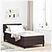 Letto box spring con materasso Marrone Scuro 90 x 190 cm - Foto miniatura 2
