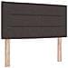 Letto box spring con materasso Marrone Scuro 90 x 190 cm - Foto miniatura 6