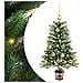 Albero di Natale con 150 LED con supporto Verde 90 cm PE - Foto miniatura 1