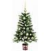 Albero di Natale con 150 LED con supporto Verde 90 cm PE - Foto miniatura 4