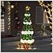 Albero di Natale Illuminato con 3 Scatole Regalo 2D Bianco Caldo - Foto miniatura 3