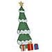 Albero di Natale Illuminato con 3 Scatole Regalo 2D Bianco Caldo - Foto miniatura 4
