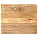 Piano per Tavolo 90x80x2,5 cm Rettangolare Legno Massello Mango - Foto miniatura 1