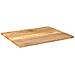 Piano per Tavolo 90x80x2,5 cm Rettangolare Legno Massello Mango - Foto miniatura 2