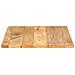 Piano per Tavolo 90x80x2,5 cm Rettangolare Legno Massello Mango - Foto miniatura 4