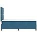 Letto a molle con materasso Blu Scuro 80 x 200 cm Tessuto - Foto miniatura 8