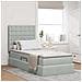 Letto con contenitore e materasso Grigio chiaro 90 x 190 cm - Foto miniatura 2
