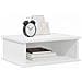 Comodino 2 pcs Bianco 40 x 31 x 15 cm Legno multistrato - Foto miniatura 3