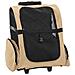 Carrello per Animali 3 in 1 Design Sabbia 48x32x (57-106) cm Tessuto Oxford - Foto miniatura 1