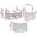 Set Divano da Giardino 6 pcs Grigio polyrattan - Foto miniatura 7