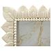 Cornice Portafoto Light Leaf In Resina Crema Con Foglie 20x25 - Foto miniatura 3